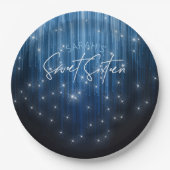 カスケードライトSweet 16青ID790 ペーパープレート (正面)