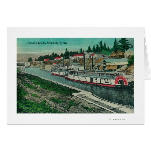 カスケードロックスオンザコロンビア川 (正面横)