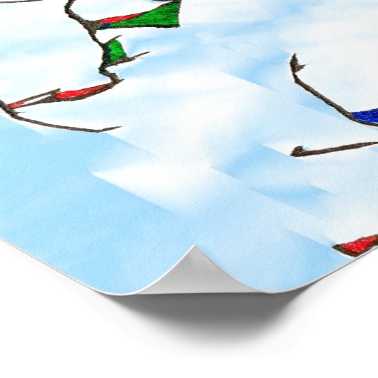 カスケード小枝 ポスター (角)