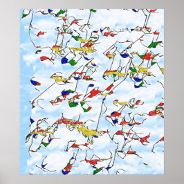 カスケード小枝 ポスター