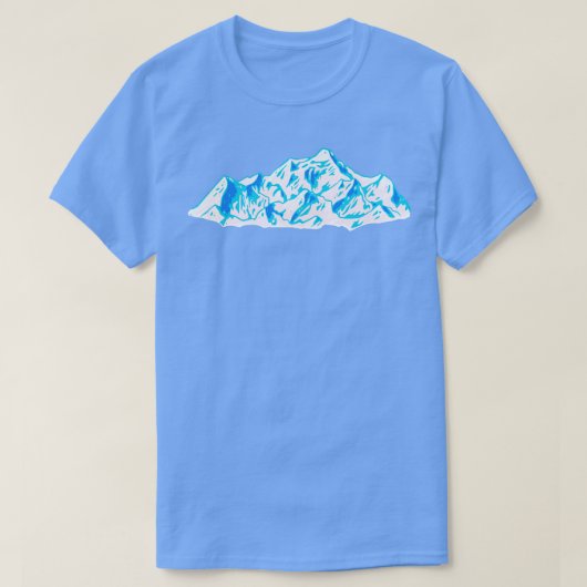 カスケード山脈 Tシャツ (デザイン正面)