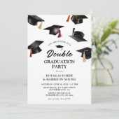 カスケード式モーターボードダブル卒業パーティー 招待状 (スタンド正面)