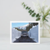 カスケード湖ハイウェイベンド、オレゴン ポストカード (スタンド正面)