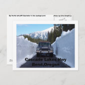 カスケード湖ハイウェイベンド、オレゴン ポストカード (正面/裏面)