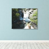 カスケード滝アットヨセミテ国立公園 キャンバスプリント (インサイチュ (ウッドフロア))