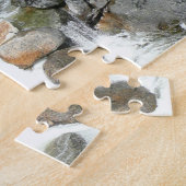 カスケード滝アットヨセミテ国立公園 ジグソーパズル (側面)