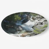 カスケード滝アットヨセミテ国立公園 ペーパープレート (アングル)