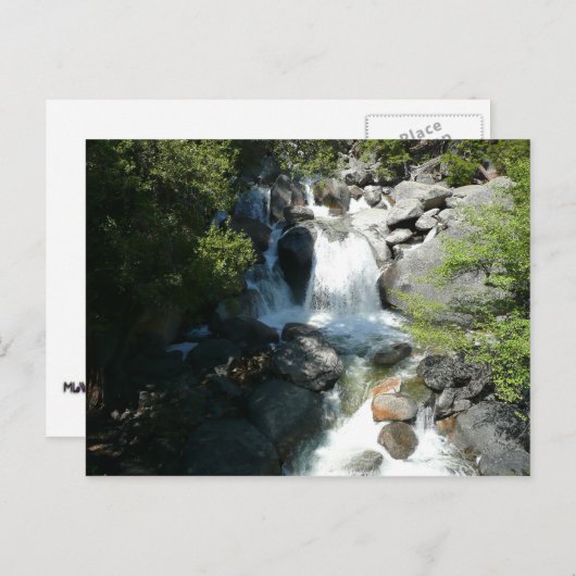 カスケード滝アットヨセミテ国立公園 ポストカード (正面/裏面)