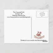 カスケード滝、ジャクソン、MI - ポストカード (裏面)