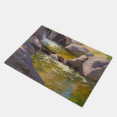 カスケード滝 ドアマット (アングル)