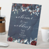 カスケード牡丹ブルゴーニュ海軍の結婚歓迎 台座サイン (インサイチュ)