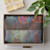 カスケード紅葉、カラフル秋デザイン 薄葉紙 (ギフト)