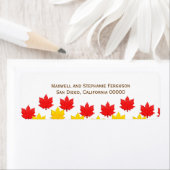 カスケード葉差出人住所ラベル ラベル (インサイチュ)