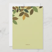 カスケード離れ招待状 招待状 (裏面)