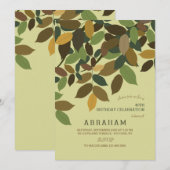 カスケード離れ招待状 招待状 (正面/裏面)