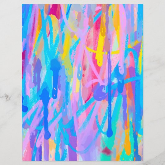 カスケード鮮やかスクラップブック紙 (裏面)