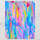 カスケード鮮やかスクラップブック紙 (正面/裏面)