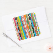 カスケード4ステッカー スクエアシール (封筒)