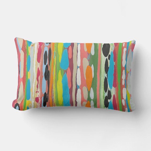 カスケード4屋外ランバー装飾用クッション アウトドアクッション (正面)