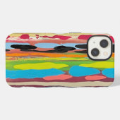 カスケード4 iPhoneケース iPhone 13ケース (裏面横)