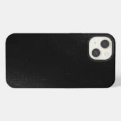 カスケード（黒）™電話/iPhoneケース iPhoneケース (裏面横)