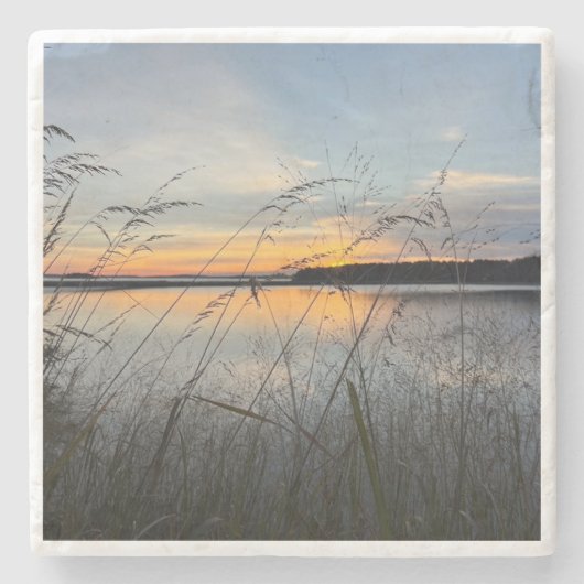 カスコベイサンライズアットマクワース島 ストーンコースター (正面)