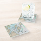 ⚓️カスコベイ本格図航海の ガラスコースター (アングル)