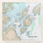 ⚓️カスコベイ本格図航海の ガラスコースター (正面)