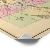 カスコ湾の地図 ポスター (角)