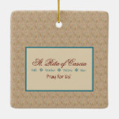 カスシアの聖リタ(M 015)広場 セラミックオーナメント (裏面)