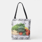 カススタイリッシュタマカラフルイズ可能な日用雑貨店 トートバッグ (裏面)