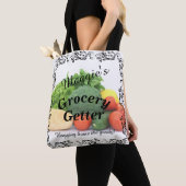 カススタイリッシュタマカラフルイズ可能な日用雑貨店 トートバッグ (クローズアップ)