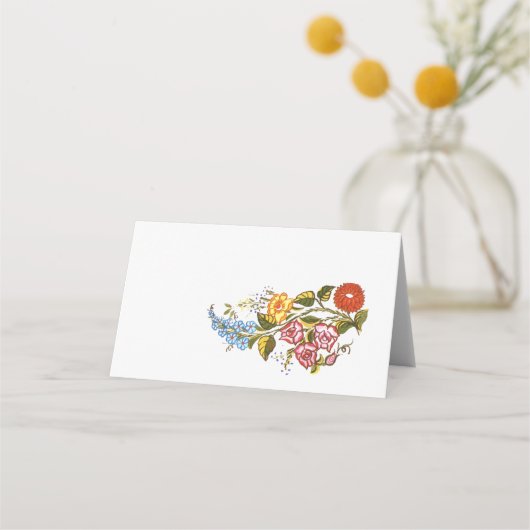 カスタイリッシュロサイの花 プレイスカード (正面)