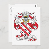 カスタネダ家紋 ポストカード (正面/裏面)