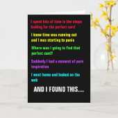 カスタマイおもしろいズ可能な挨拶状 カード (黄色い花)