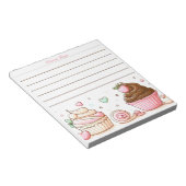 カスタマイザブルシェフパステルデザート ノートパッド (アングル)