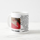 カスタマイズあなたの猫の写真のマグ- コーヒーマグカップ (正面左)