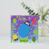 カスタマイズおかしな誕生日の招待状 招待状 (スタンド正面)