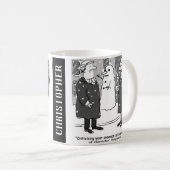 カスタマイズおもしろいする2つの法律漫画 コーヒーマグカップ (正面右)