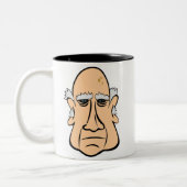 カスタマイズおもしろいなギャグの引用語句のマグのマグ- ツートーンマグカップ (左)