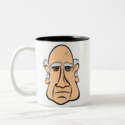 カスタマイズおもしろいなギャグの引用語句のマグのマグ- ツートーンマグカップ (左)