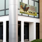 カスタマイズおもしろいオーガニック農場生卵かごフリー 横断幕 (ビルの外側)