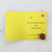 カスタマイズおもしろいハッピーイースターカード シーズンカード (内部)