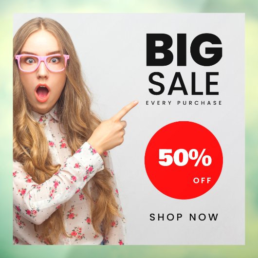 カスタマイズおもしろい一般ファッションの大売り率 ウィンドウサイン (シート3)