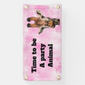 カスタマイズおもしろい可能なキリンパーティーバナー 横断幕 (縦)