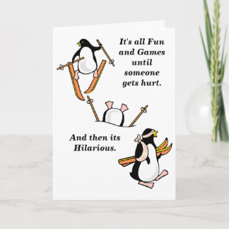 カスタマイズおもしろい可能なスキーが間違った カード