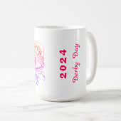 カスタマイズおもしろい可能なダービーデイ2024カタリナスケルトン コーヒーマグカップ (正面右)