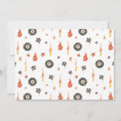 カスタマイズおもしろい可能なフォトモンスタートラック誕生日 招待状 (裏面)