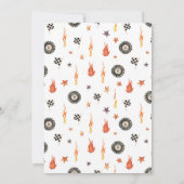 カスタマイズおもしろい可能なモンスタートラックボーイズ誕生日 招待状 (裏面)