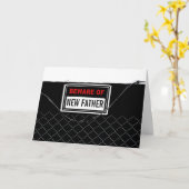 カスタマイズおもしろい可能なユニークかわいい最初の父の日 カード (黄色い花)